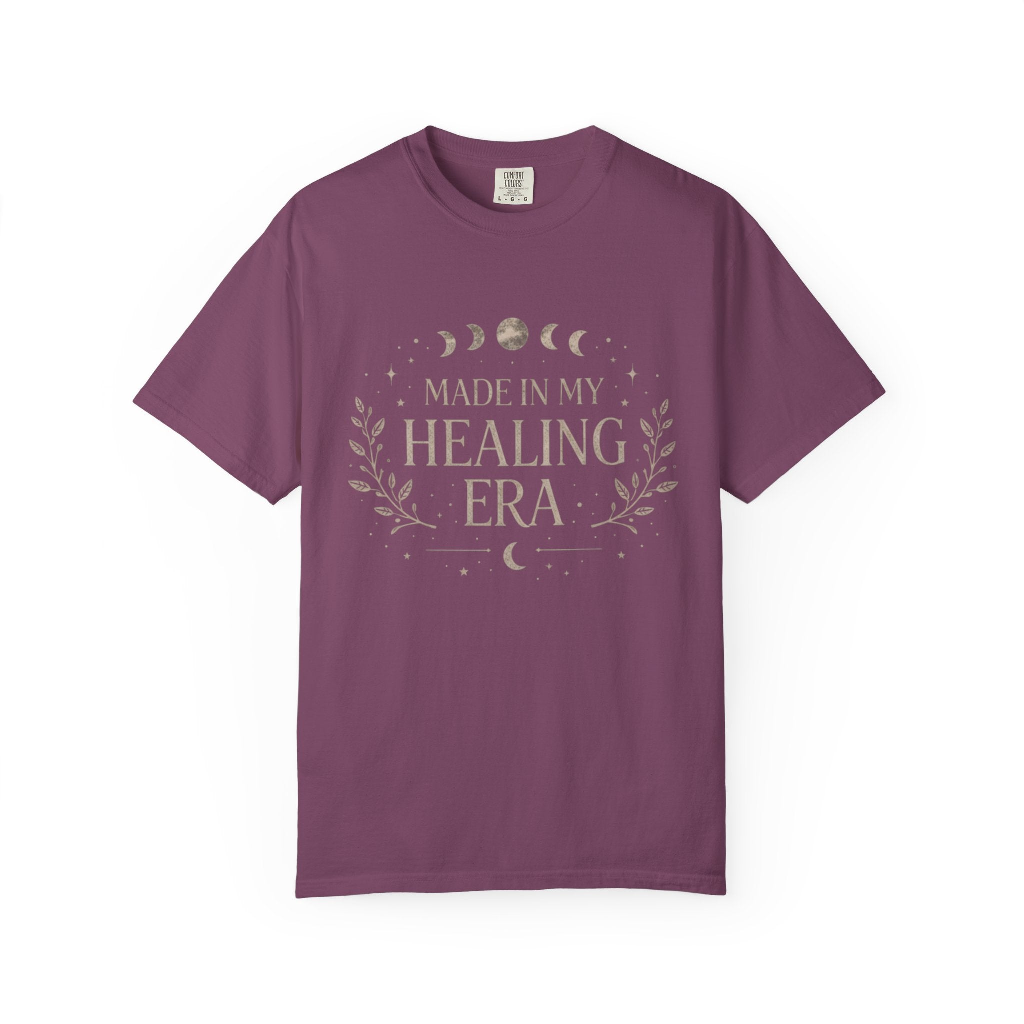 Made In My Healing Era T-shirt | Moon Phases, Botanical, Self Care Tee
