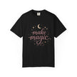 Make Magic moon stars script design T-Shirt | mystical celestial typography