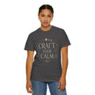 Craft Your Calm T-shirt | Moon Phases, Plants & Candle Illustration