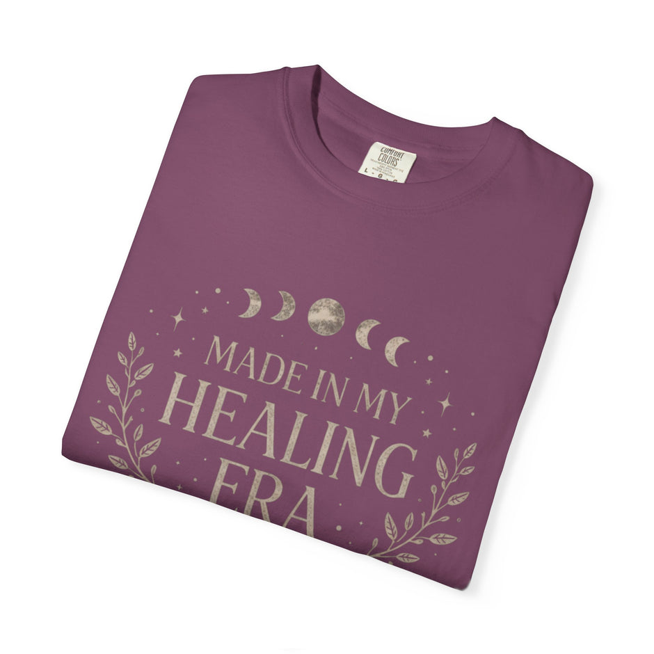 Made In My Healing Era T-shirt | Moon Phases, Botanical, Self Care Tee