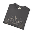 Healing in Progress Tee | Moon, Book & Candle Wellness Shirt