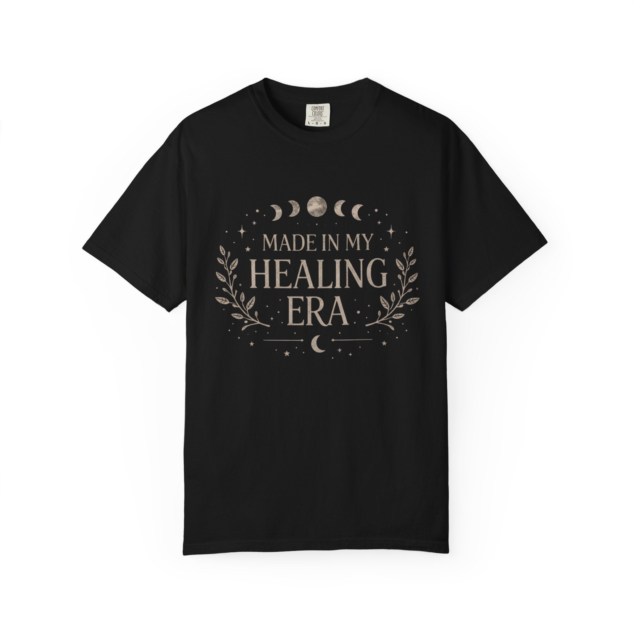 Made In My Healing Era T-shirt | Moon Phases, Botanical, Self Care Tee